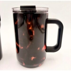 Hydrapeak Artisan 18oz Tortoise Shell Stainless Steel Travel Mug HP-Mug-18 Black